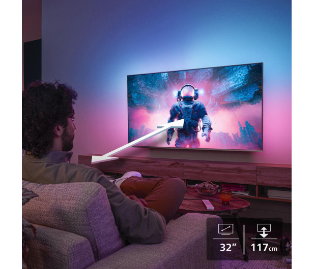 PHILIPS TV PHILIPS 32PFS6900 32" LED Titan OS Ambilight x3 - 1357125 - zdjęcie 8